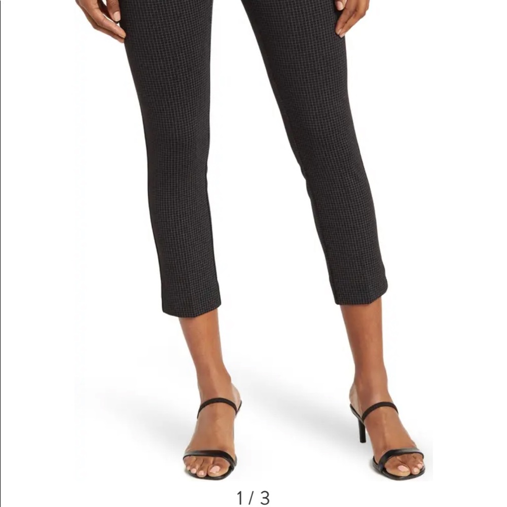 Mini Window Pane Ankle Pants